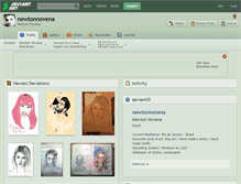 Tablet Screenshot of newtonnovena.deviantart.com