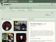 Tablet Screenshot of gaaragotic13.deviantart.com