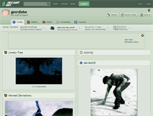 Tablet Screenshot of geordiebe.deviantart.com