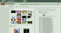 Desktop Screenshot of fallout-equestria.deviantart.com