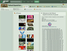 Tablet Screenshot of fallout-equestria.deviantart.com