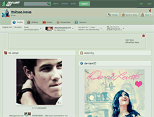 Tablet Screenshot of itsrosejonas.deviantart.com