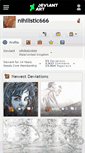 Mobile Screenshot of nihilistic666.deviantart.com