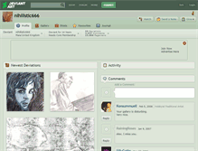 Tablet Screenshot of nihilistic666.deviantart.com