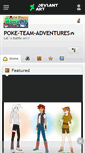 Mobile Screenshot of poke-team-adventures.deviantart.com
