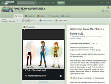 Tablet Screenshot of poke-team-adventures.deviantart.com