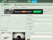 Tablet Screenshot of an-so-ha.deviantart.com