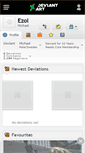 Mobile Screenshot of ezol.deviantart.com