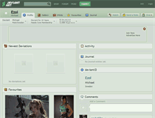 Tablet Screenshot of ezol.deviantart.com