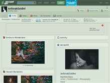 Tablet Screenshot of anilorakgoldini.deviantart.com