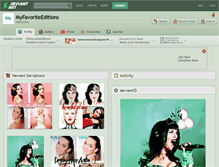 Tablet Screenshot of myfavoriteeditions.deviantart.com