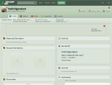 Tablet Screenshot of hotichigonaked.deviantart.com