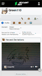 Mobile Screenshot of green110.deviantart.com