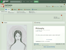 Tablet Screenshot of merirosmo.deviantart.com