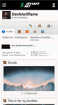 Mobile Screenshot of denishellflame.deviantart.com