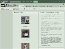 Tablet Screenshot of jewelryclub.deviantart.com