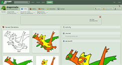 Desktop Screenshot of dragonmalte.deviantart.com
