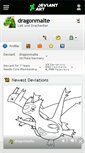 Mobile Screenshot of dragonmalte.deviantart.com