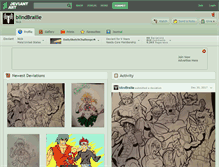 Tablet Screenshot of blindbraille.deviantart.com