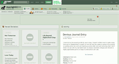 Desktop Screenshot of moonlight02111.deviantart.com