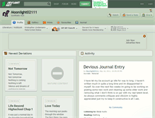 Tablet Screenshot of moonlight02111.deviantart.com