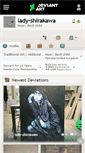 Mobile Screenshot of lady-shirakawa.deviantart.com