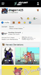 Mobile Screenshot of dragon1425.deviantart.com