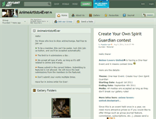 Tablet Screenshot of animeartists4ever.deviantart.com