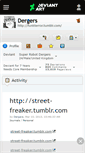 Mobile Screenshot of dergers.deviantart.com