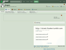 Tablet Screenshot of dergers.deviantart.com