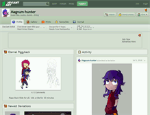 Tablet Screenshot of magnum-hunter.deviantart.com