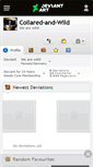 Mobile Screenshot of collared-and-wild.deviantart.com