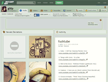 Tablet Screenshot of g00p.deviantart.com