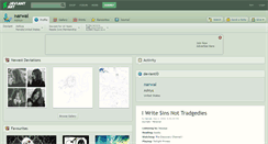 Desktop Screenshot of narwal.deviantart.com