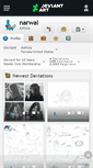 Mobile Screenshot of narwal.deviantart.com