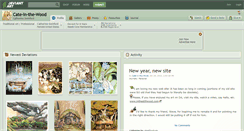 Desktop Screenshot of cate-in-the-wood.deviantart.com