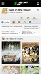 Mobile Screenshot of cate-in-the-wood.deviantart.com