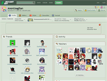 Tablet Screenshot of anonusagisan.deviantart.com