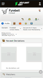 Mobile Screenshot of fyrebell.deviantart.com