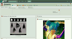 Desktop Screenshot of fizzysparkle.deviantart.com