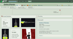Desktop Screenshot of damian-of-romulus.deviantart.com