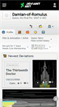 Mobile Screenshot of damian-of-romulus.deviantart.com