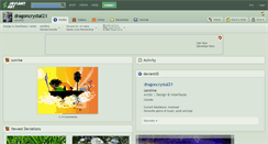 Desktop Screenshot of dragoncrystal21.deviantart.com