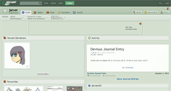 Desktop Screenshot of janver.deviantart.com
