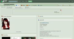 Desktop Screenshot of carmellecharlene.deviantart.com