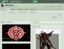 Tablet Screenshot of deidarasmask.deviantart.com