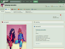 Tablet Screenshot of kataang-sasusaku.deviantart.com