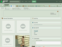 Tablet Screenshot of hkdalli.deviantart.com