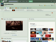 Tablet Screenshot of contesafantoma.deviantart.com