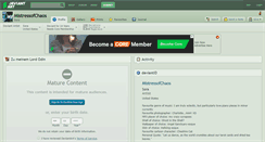 Desktop Screenshot of mistressofchaos.deviantart.com